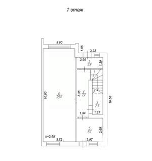 Таунхаус 185м², 3-этажный, участок 2 сот.  