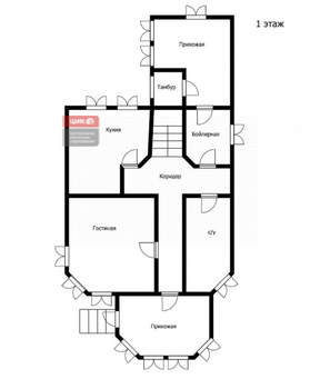 Дом 211м², 2-этажный, участок 21 сот.  