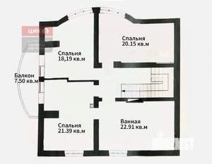 Коттедж 253м², 3-этажный, участок 14 сот.  