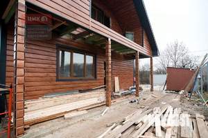 Дом 130м&sup2;, 2-этажный, участок 5 сот.  