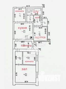 Дом 46м², 1-этажный, участок 3 сот.  