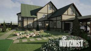 Дом 1200м&sup2;, 4-этажный, участок 18 сот.  