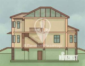 Дом 253м², 2-этажный, участок 6 сот.  