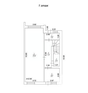 Таунхаус 189м², 3-этажный, участок 2 сот.  
