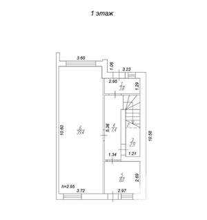 Таунхаус 188м², 3-этажный, участок 2 сот.  