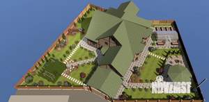 Дом 1200м&sup2;, 4-этажный, участок 18 сот.  