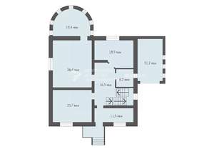 Дом 410м², 2-этажный, участок 10 сот.  