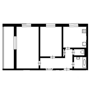 2-к квартира, на длительный срок, 55м2, 5/9 этаж