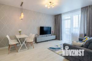 1-к квартира, посуточно, 42м2, 18/25 этаж