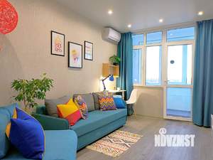 1-к квартира, посуточно, 40м2, 16/25 этаж