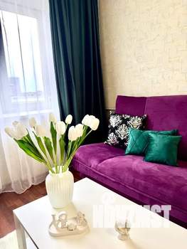 1-к квартира, посуточно, 42м2, 6/12 этаж