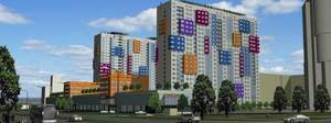 1-к квартира, на длительный срок, 45м2, 22/23 этаж