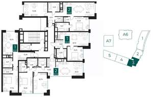 2-к квартира, вторичка, 85м2, 3/13 этаж
