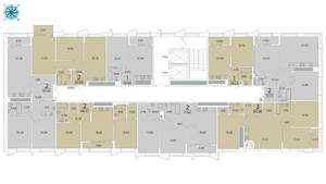 2-к квартира, вторичка, 65м2, 6/19 этаж