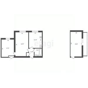 3-к квартира, вторичка, 60м2, 8/9 этаж