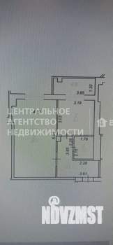 1-к квартира, вторичка, 48м2, 19/19 этаж
