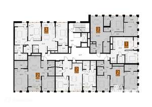 3-к квартира, вторичка, 123м2, 7/9 этаж