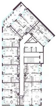 1-к квартира, вторичка, 50м2, 2/19 этаж