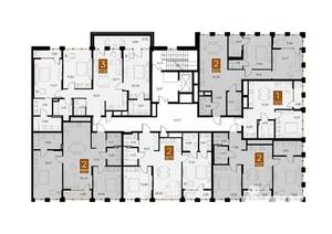 2-к квартира, вторичка, 94м2, 2/8 этаж