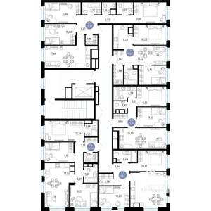 3-к квартира, вторичка, 66м2, 2/14 этаж