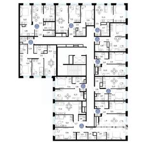 2-к квартира, вторичка, 47м2, 2/14 этаж