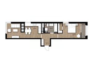 1-к квартира, вторичка, 50м2, 12/16 этаж