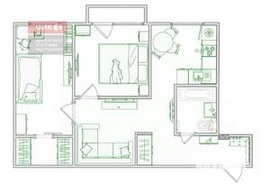 2-к квартира, вторичка, 45м2, 3/4 этаж