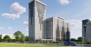1-к квартира, сданный дом, 28м2, 4/22 этаж