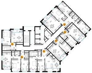 2-к квартира, вторичка, 77м2, 2/25 этаж