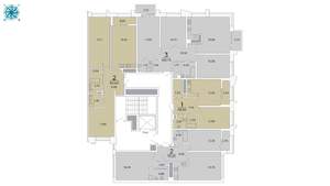 2-к квартира, вторичка, 81м2, 5/19 этаж