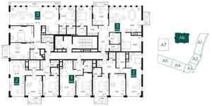 1-к квартира, вторичка, 52м2, 4/9 этаж