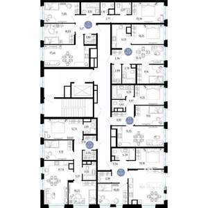 2-к квартира, вторичка, 52м2, 3/14 этаж