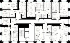 2-к квартира, вторичка, 76м2, 15/19 этаж