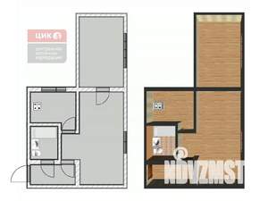 2-к квартира, вторичка, 45м2, 5/5 этаж