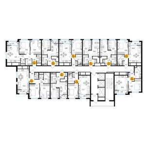 2-к квартира, вторичка, 58м2, 21/25 этаж