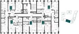 1-к квартира, вторичка, 51м2, 3/14 этаж