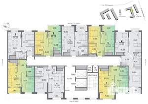 1-к квартира, вторичка, 41м2, 12/17 этаж