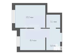1-к квартира, вторичка, 27м2, 3/16 этаж
