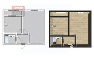 1-к квартира, вторичка, 35м2, 15/23 этаж