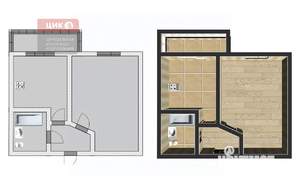 1-к квартира, вторичка, 45м2, 10/11 этаж