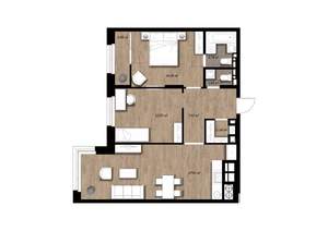 2-к квартира, вторичка, 70м2, 7/16 этаж