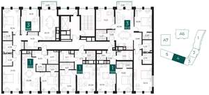 1-к квартира, вторичка, 49м2, 8/13 этаж