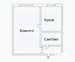 1-к квартира, вторичка, 30м2, 1/5 этаж