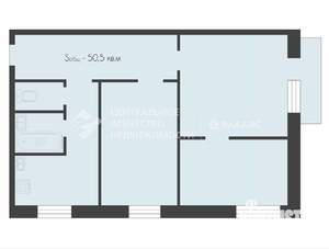3-к квартира, вторичка, 51м2, 5/5 этаж