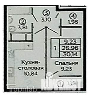 1-к квартира, строящийся дом, 28м2, 4/22 этаж