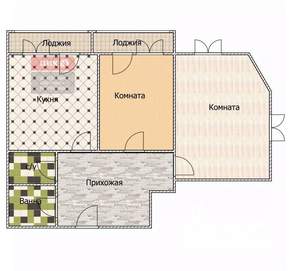 2-к квартира, вторичка, 54м2, 3/9 этаж