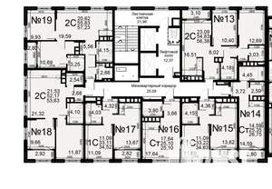 2-к квартира, вторичка, 56м2, 9/22 этаж