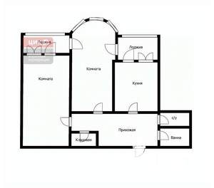 2-к квартира, вторичка, 68м2, 5/9 этаж