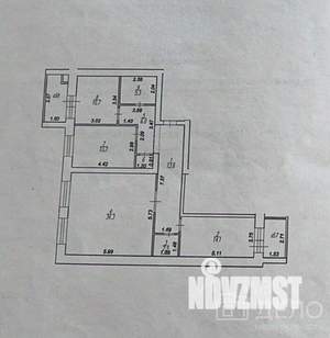 3-к квартира, вторичка, 101м2, 4/10 этаж