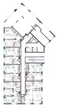 1-к квартира, вторичка, 55м2, 1/18 этаж